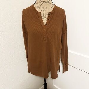 OFFLINE By Aerie Waffle Henley T-Shirt